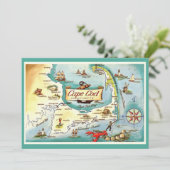 Carte postale 5x7 de Cape Cod MA (Debout devant)