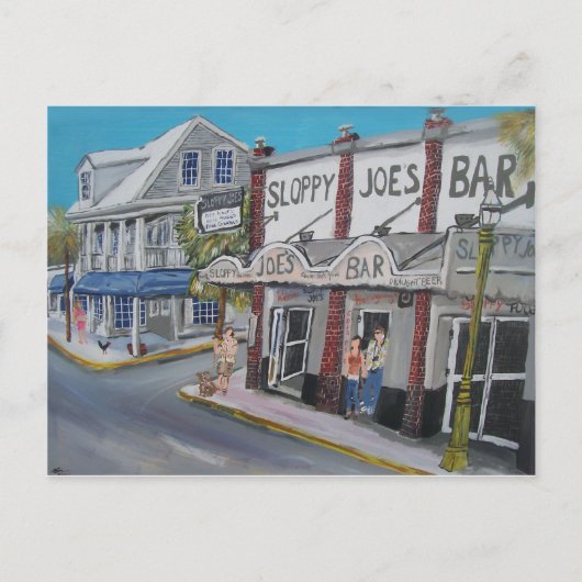 Carte Postale #600 Key West, Floride par BuddyDogArt (Devant)