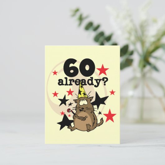 Carte Postale 60 Anniversaire (Debout devant)