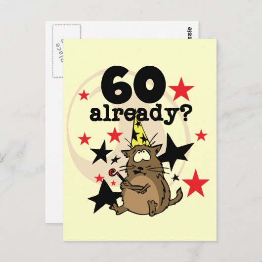 Carte Postale 60 Anniversaire (Devant / Derrière)