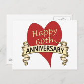 Carte Postale 60 Anniversaire (Devant / Derrière)