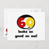 Carte Postale 60 ans me va si bien T-shirts et Cadeaux (Devant / Derrière)