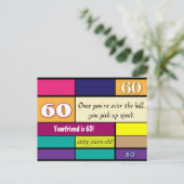 Carte postale 60e anniversaire (Debout devant)