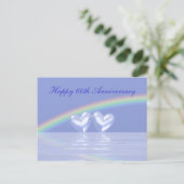 Carte Postale 60e anniversaire Coeurs de diamants (Debout devant)