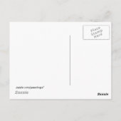 Carte Postale 60e anniversaire Coeurs de diamants (Dos)