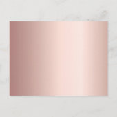 Carte Postale 60e anniversaire rose or diamants roux (Dos)