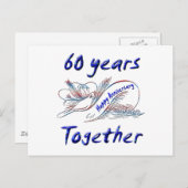 Carte Postale 60ème. Anniversaire (Devant / Derrière)