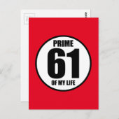 Carte Postale 61 - premier de ma vie (Devant / Derrière)