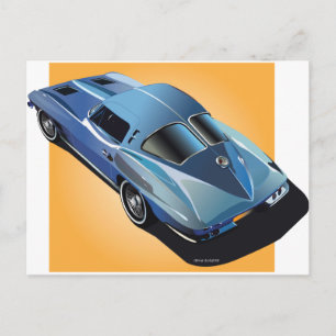 Carte Postale 63_Fractionner la case Fenêtre_BleuJaune