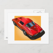 Carte Postale 63 Fractionner la fenêtre Redon jaune (Devant / Derrière)