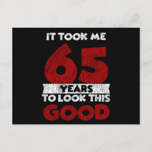 Carte Postale 65 ans Joyeux Anniversaire M'a Fait Paraître Beau 