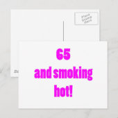Carte Postale 65 Fumer chaud (Devant / Derrière)