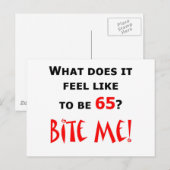 Carte Postale 65 Mords-Moi ! (Devant / Derrière)