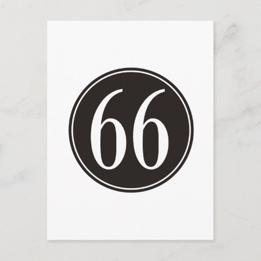 Carte Postale #66 Cercle noir (Devant)