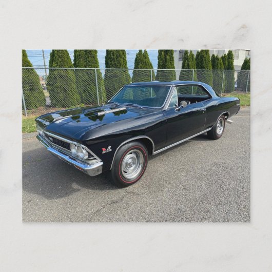 Carte Postale 66' Chevy Chevelle (Devant)