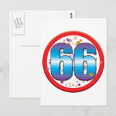 Carte Postale 66e anniversaire v2 (Devant / Derrière)