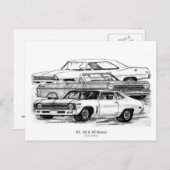 Carte Postale 67, 63, 69 Novas - BW pas de frontière (Devant / Derrière)