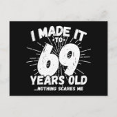 Carte Postale 69 ans drôle mème anniversaire 69e anniversaire (Devant)
