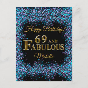 Carte Postale 69e anniversaire 
