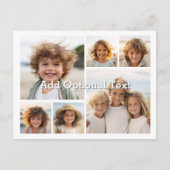Carte Postale 6 Collage de photos -- Texte facultatif CAN Modifi (Devant)