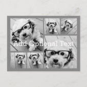 Carte Postale 6 Collage de photos Texte facultatif — PEUT Modifi (Devant)