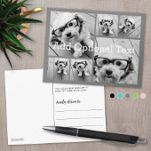 Carte Postale 6 Collage de photos Texte facultatif — PEUT Modifi