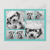 Carte Postale 6 Collage de photos Texte facultatif — PEUT Modifi (Devant)