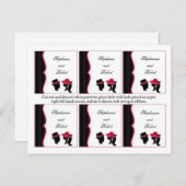 Carte Postale 6 Favoriser les étiquettes Whimsical Formal Casque (Devant / Derrière)