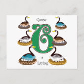 Carte Postale 6 Oies a Lay (Devant)