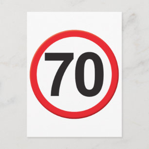 Carte Postale 70 ans