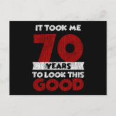 Carte Postale 70 ans Joyeux Anniversaire Me Fait Paraître Beau 7 (Devant)