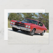 Carte Postale 70' Chevelle SS (Devant / Derrière)