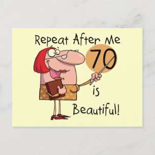 Carte Postale 70 est de Beaux Tshirts et cadeaux