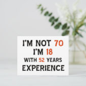 Carte Postale 70e anniversaire (Debout devant)