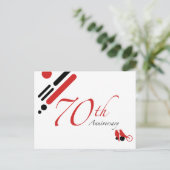 Carte Postale 70e anniversaire (oiseaux mods) (Debout devant)