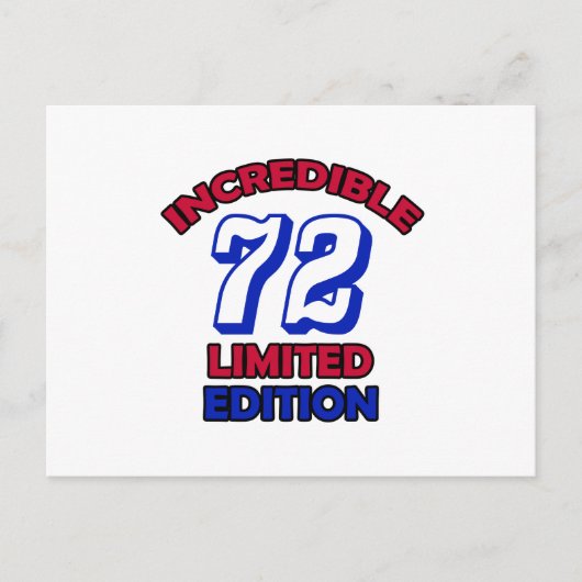 Carte Postale 72 Conception d'anniversaire (Devant)