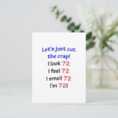 Carte Postale 72 Coupons la merde (Debout devant)