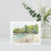 Carte Postale 72 : Plage Shelly (Debout devant)