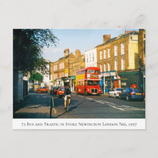 Carte Postale 73 Bus sur Church Street dans l'après-midi dim, 19