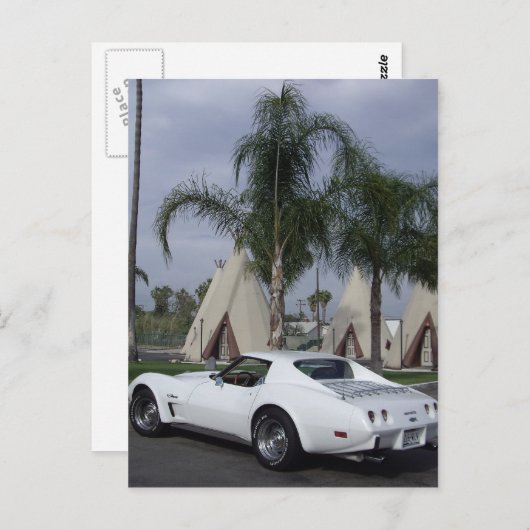 Carte Postale 75 Corvette (Devant / Derrière)