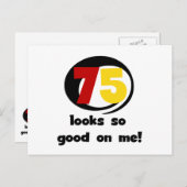Carte Postale 75 Semble si bon sur moi T-shirts et cadeaux (Devant / Derrière)