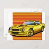Carte Postale 78-81 Camaro (Devant / Derrière)