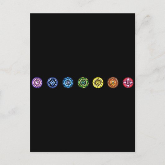 Carte Postale 7 chakras (Devant)