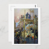 Carte Postale #7 Jan Milic de Kromeriz, Mucha (Devant / Derrière)