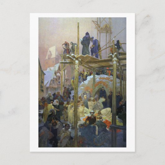 Carte Postale #7 Jan Milic de Kromeriz, Mucha (Devant)