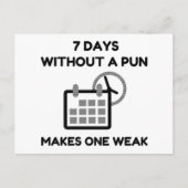 Carte Postale 7 Jours Sans Jeu (Devant)