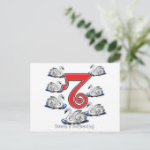 Carte Postale 7 Swans Natation (Debout devant)