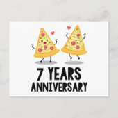 Carte Postale 7ème anniversaire 7 ans (Devant)