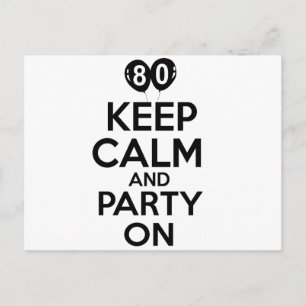 Carte Postale 80e anniversaire