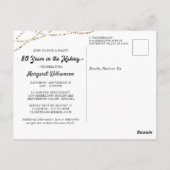 Carte Postale 80e anniversaire 80 ans dans la fabrication 2 phot (Dos)